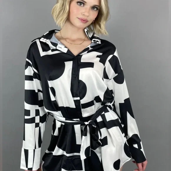 peppermayo black and white dress Charmed By You Maxi Dress main image 0